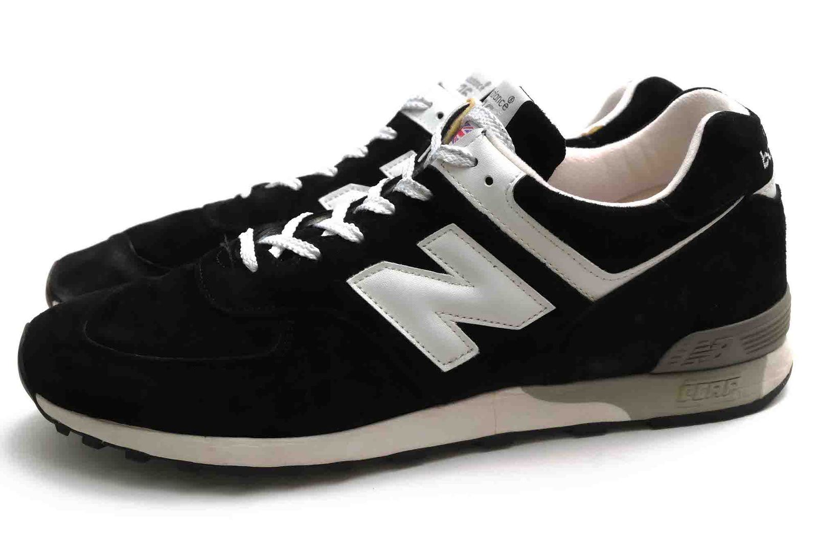 ニューバランス／NEW BALANCE シューズ スニーカー 靴 ローカット メンズ 男性 男性用 スエード スウェード レザー 革 本革 ブラック 黒 M576KGS C-CAPミッドソール