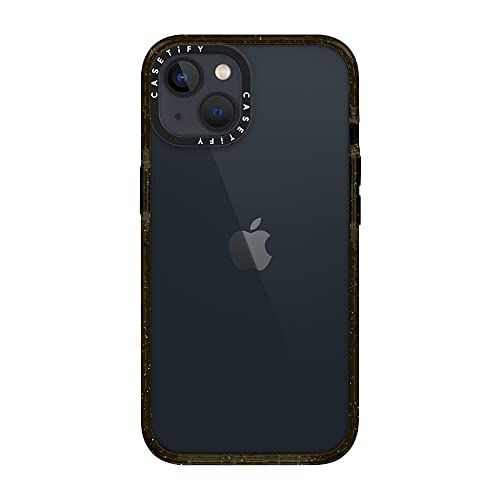 CASETiFY インパクト iPhone 13 ケース [薄型軽量/耐衝撃/米軍MIL規格] - クリア ブラック | スリムフィット | 2 m 落下保護 | ブラックi e31a6b3e