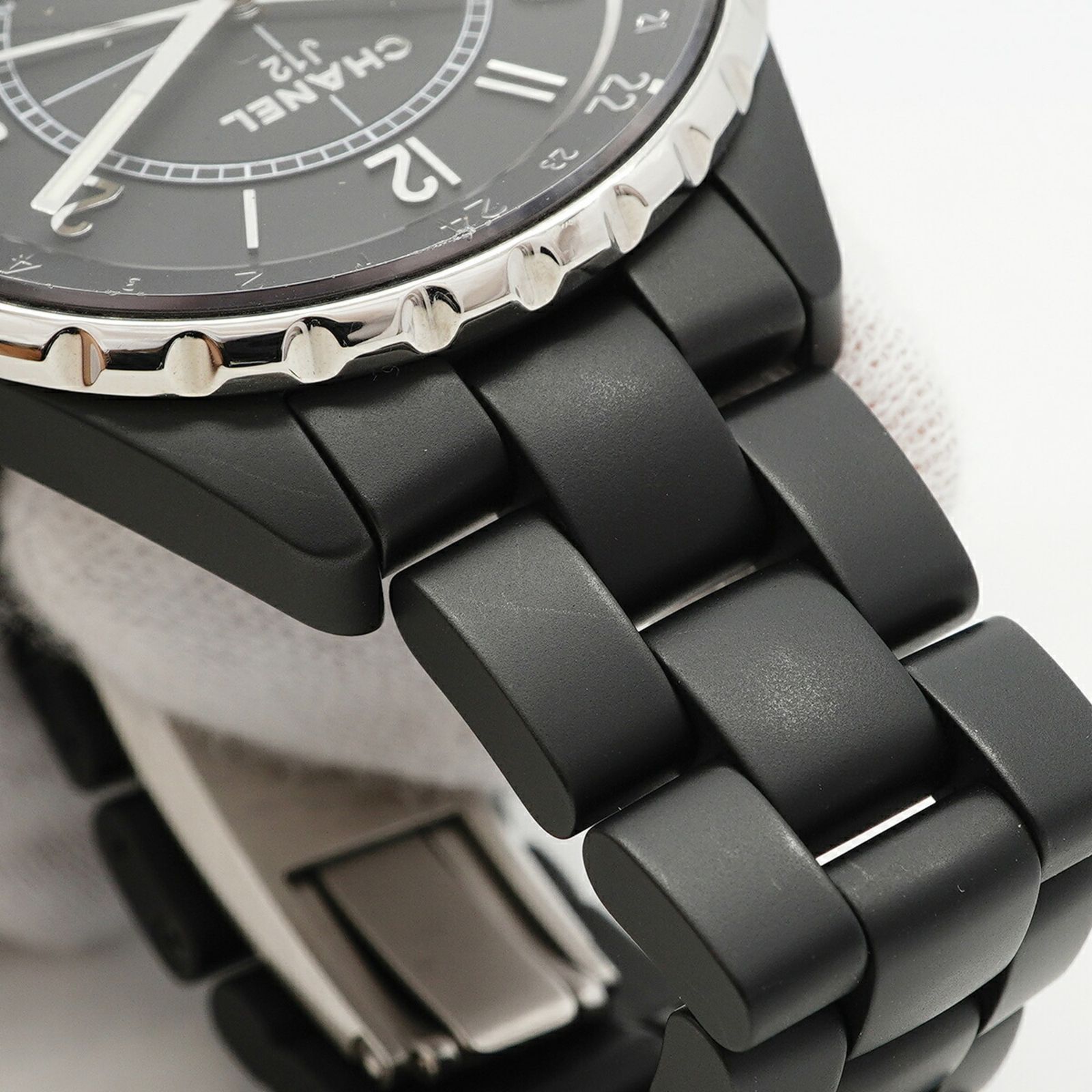シャネル J12 GMT マットブラック H3101 黒文字盤腕時計 メンズ - メルカリ