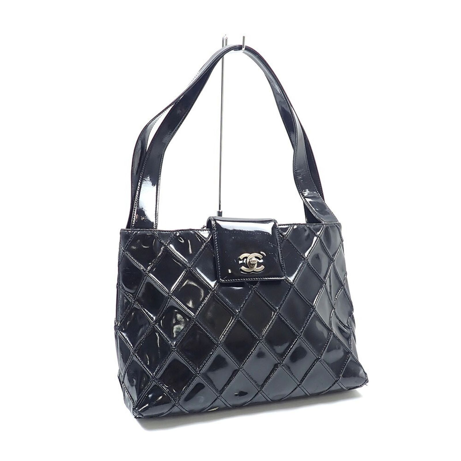 シャネル(Chanel) シャネル トートバッグ レディース ブラック 黒 パテントレザー
