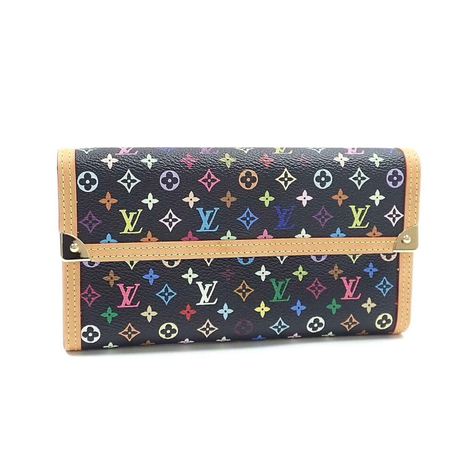 ルイ・ヴィトン(Louis Vuitton) ルイ・ヴィトン 三つ折り 長財布 モノグラムマルチカラー ポルトフォイユ インターナショナル レディース M92658