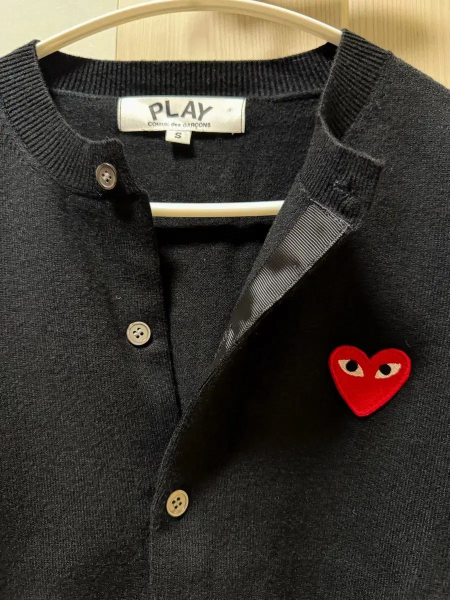 COMME des GARCONS コム・デ・ギャルソン 正規品 ウールカーディガン スモールサイズ 新品