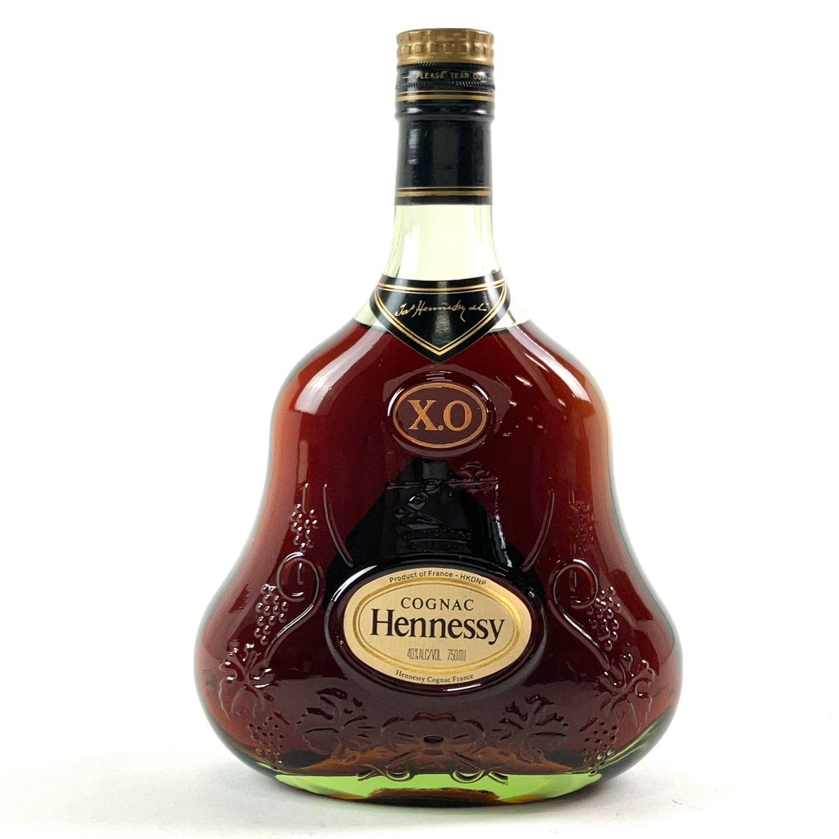 ヘネシー Hennessy XO 金キャップ グリーンボトル 750ml ブランデー コニャック 【古酒】 24,750円