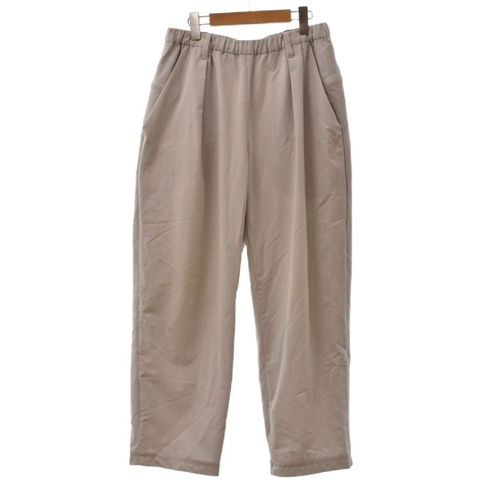 テアトラ TEATORA Wallet Pants Resort Dual Divisor DD ICE BLUE テーパードパンツ ウエストゴム 4 灰色 ライトグレー TT-004R-DD