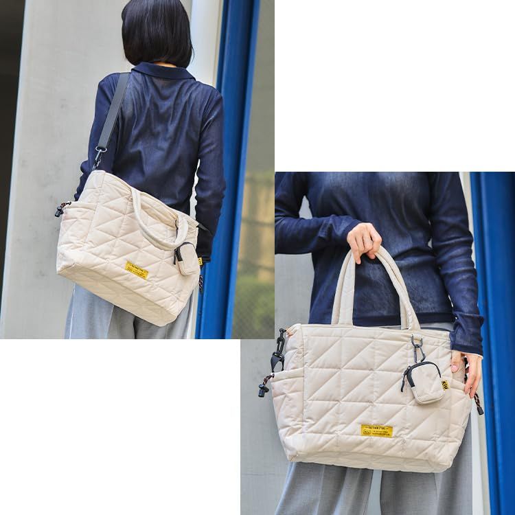 KiU キウ スクエアパデッドマルチパーパストートバッグ SQUARE PADDED MULTI-PURPOSE TOTE BAG 防水 撥水 キルティング マザーズバッグ 大容量 ショルダー ポケット おしゃれ かわいい カジュアル アウト 5508767e