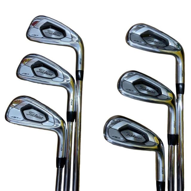 【中古】 タイトリスト Titleist AP3 718 6S アイアンセット IR 純正特注シャフト (フレックスS) メンズ 男性用 右利き 右用 Cランク ゴルフクラブ