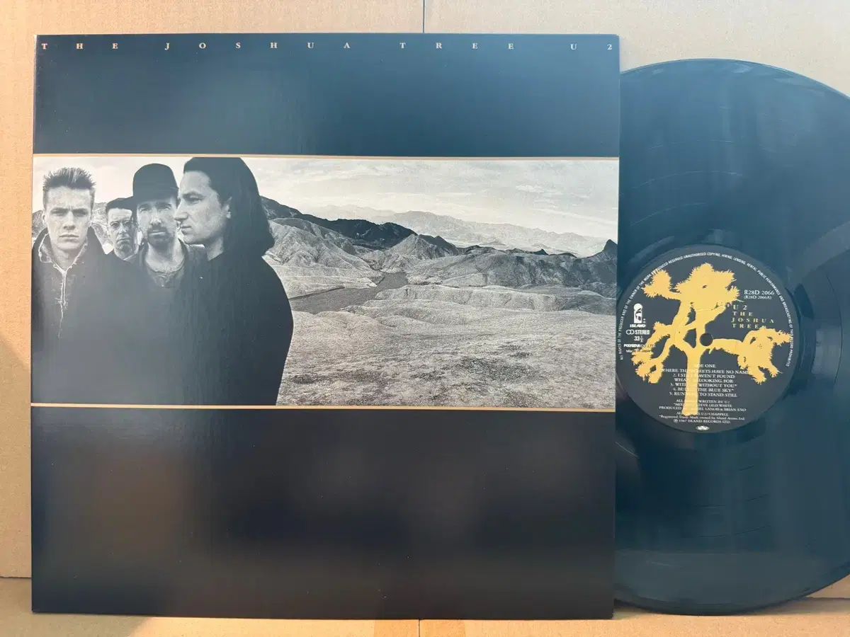 (日本 LP ） U2 ー The Joshua Tree 1987 年 早い