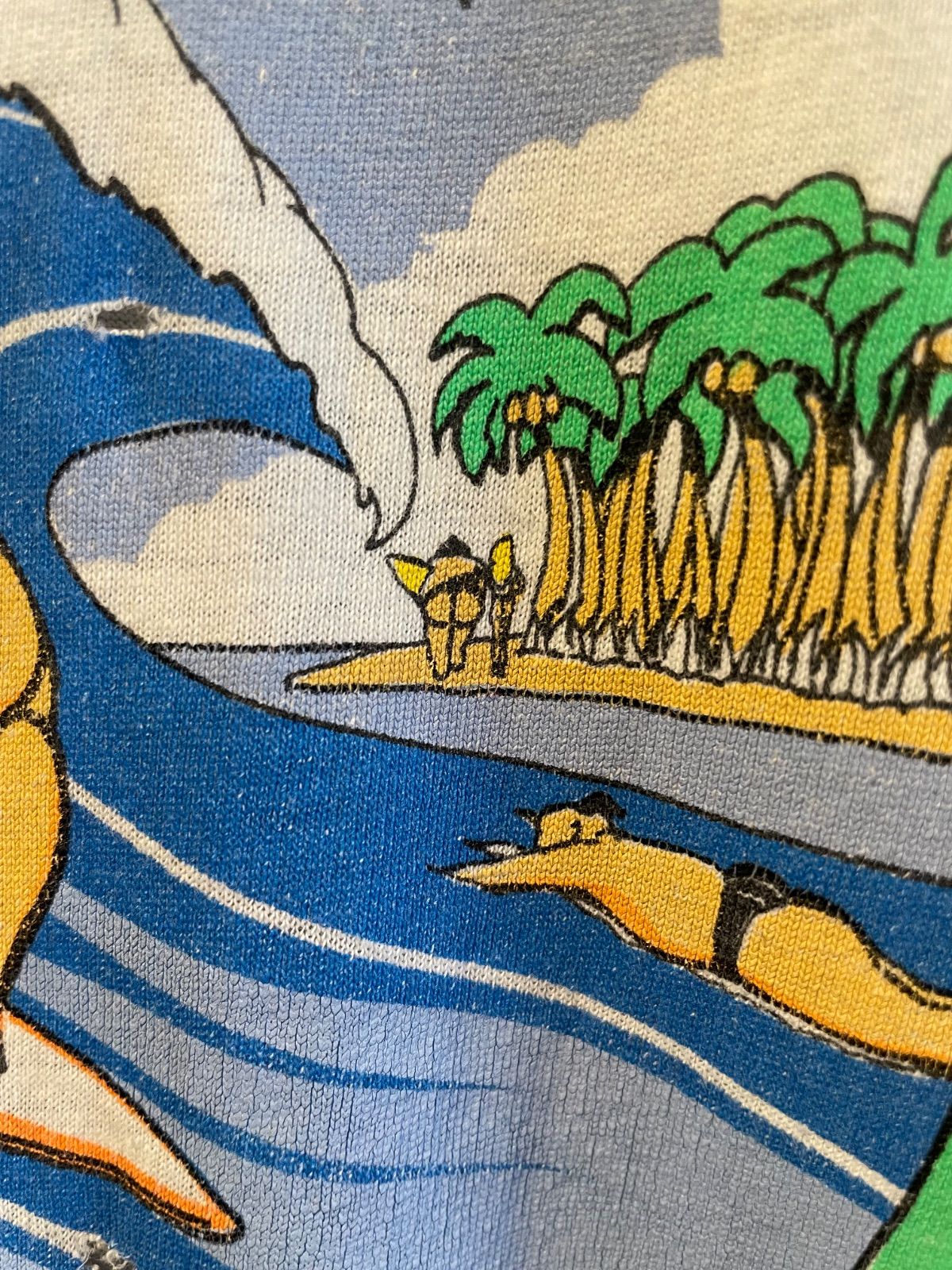 90年代 Sumo Connection「Surf Sumo」両面プリントTシャツ(ホワイト・L・USA製) 11