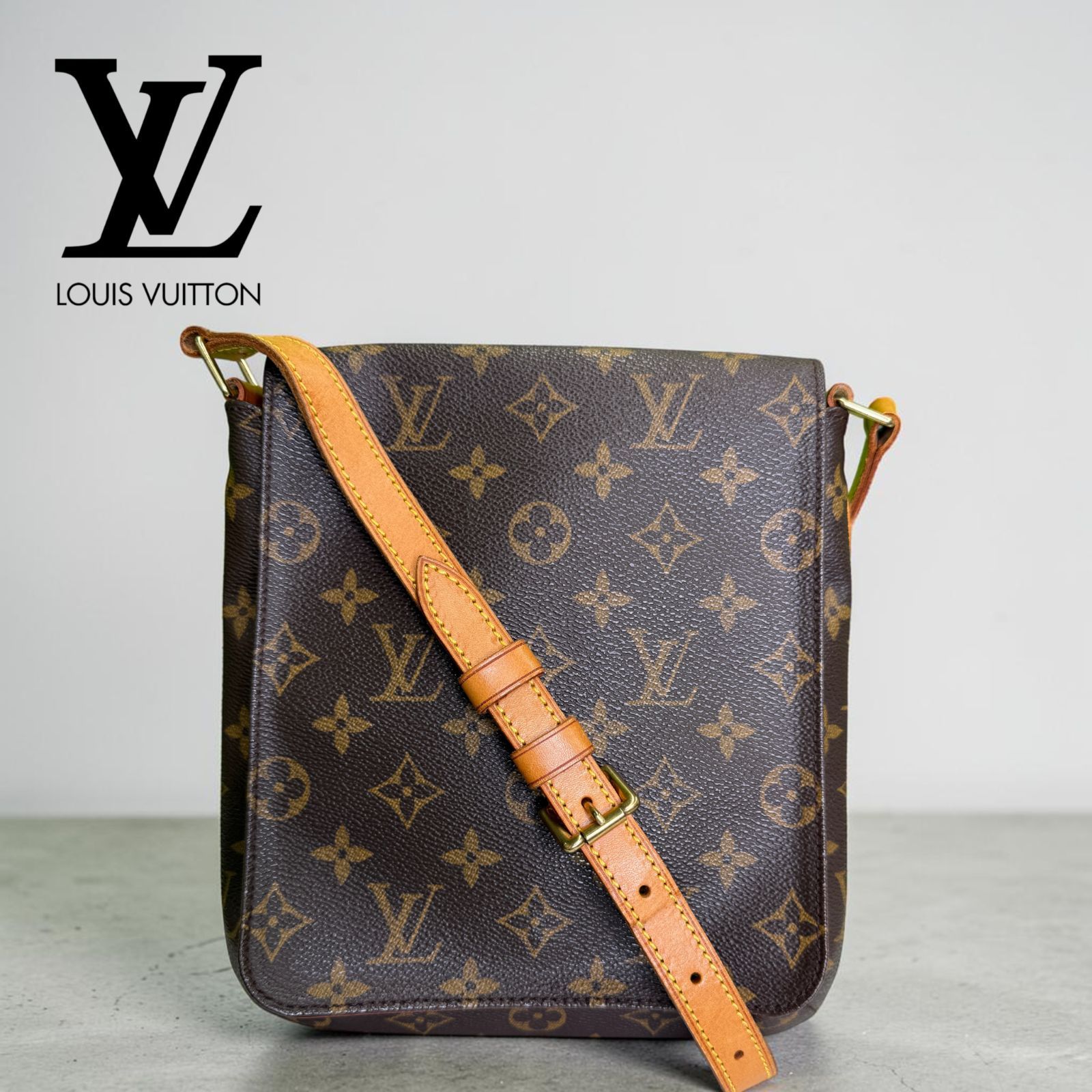 【美品】ルイヴィトン LOUIS VUITTON ミュゼットサルサ モノグラム ショルダーバッグMusetteSalsa ShoulderBag