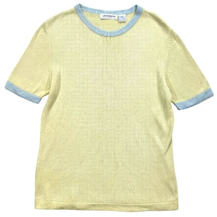 80s Liz claiborne Rayon S/S Knit