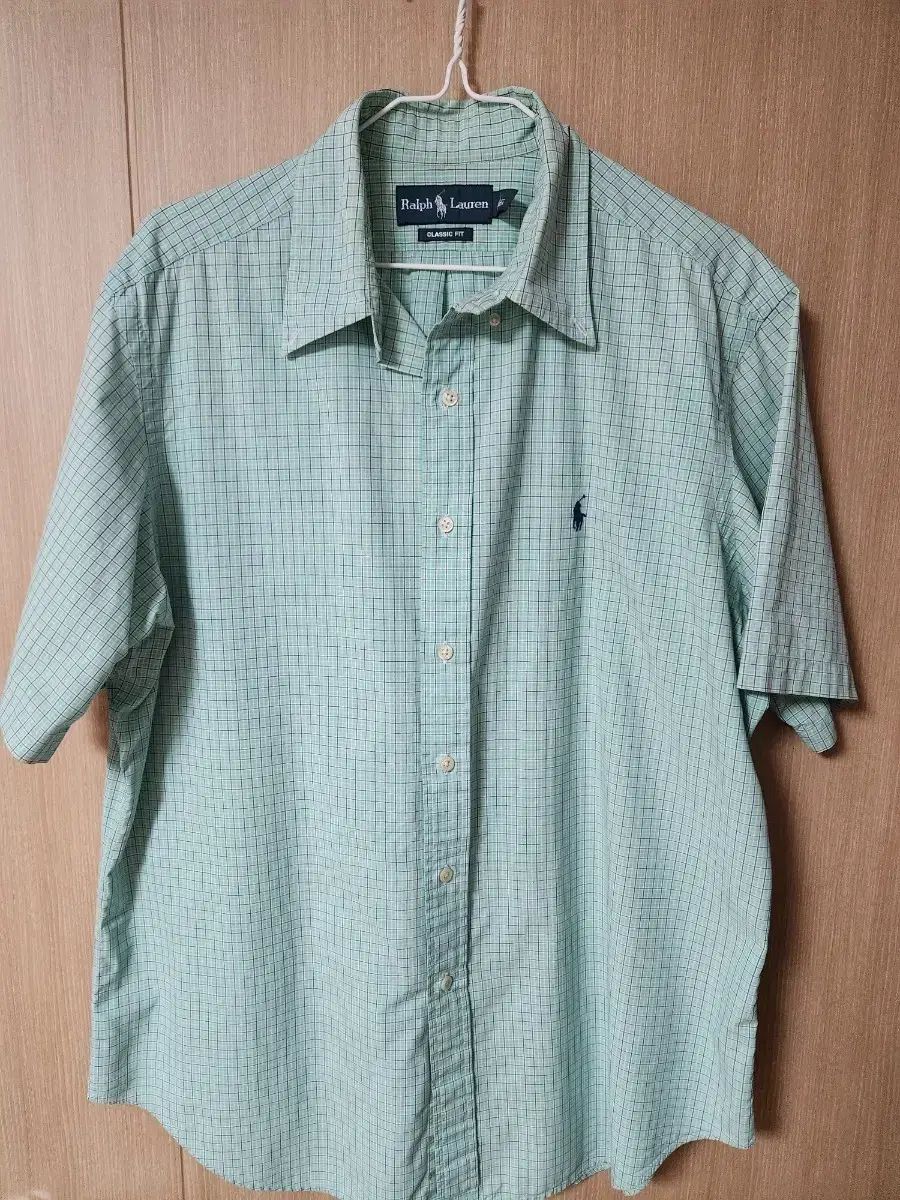 POLO RALPH LAUREN ポロラルフローレン チェック 半袖 シャツ ミント (100)