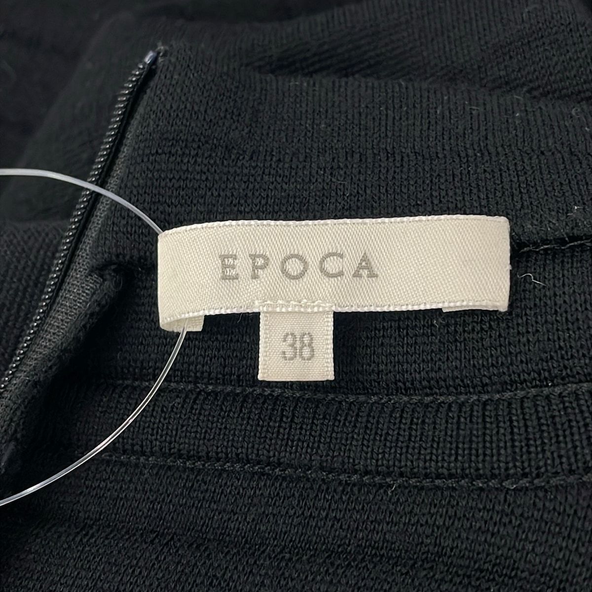 エポカ EPOCA サイズ38 M - 黒 レディース クルーネック/ノースリーブ