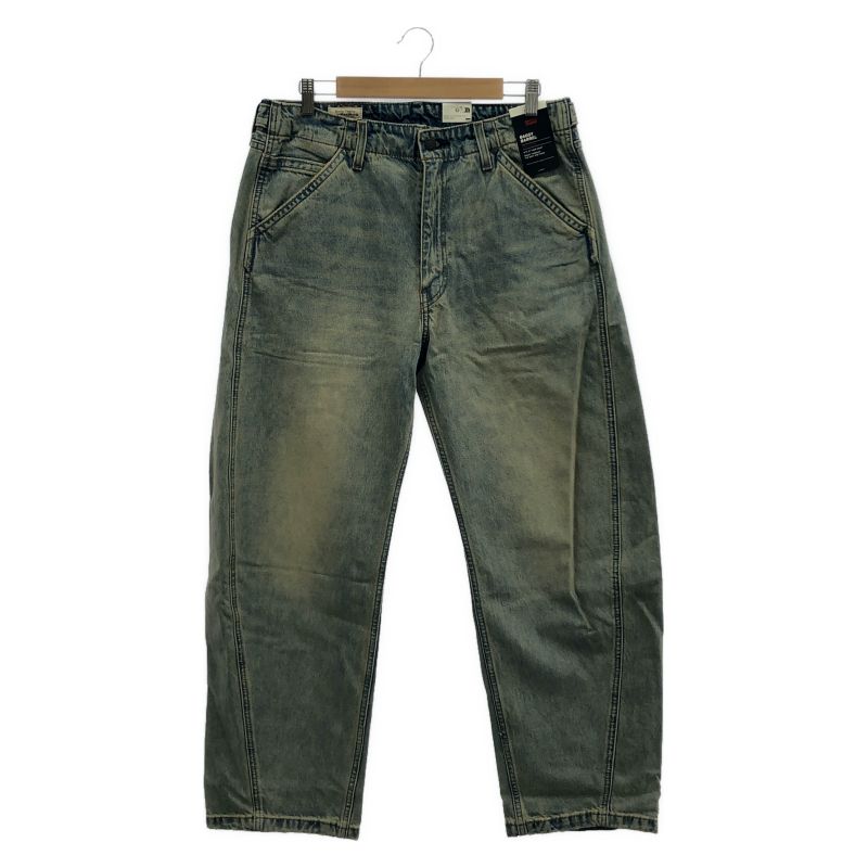【中古】LEVI'S BAGGY バレルジーンズ サイズW32×L32 ライトブルー[91]