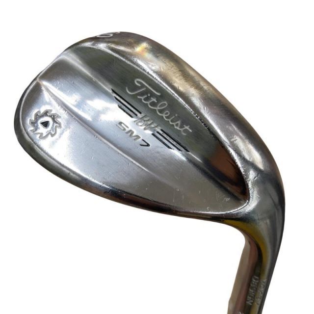 【中古】 タイトリスト VOKEY SPIN MILLED SM7 ツアークロム 60°/14°K ウェッジ WG NS PRO MODUS3 TOUR120 (フレックスS) メンズ 男性用 右利き 右用 Dランク ゴルフクラブ
