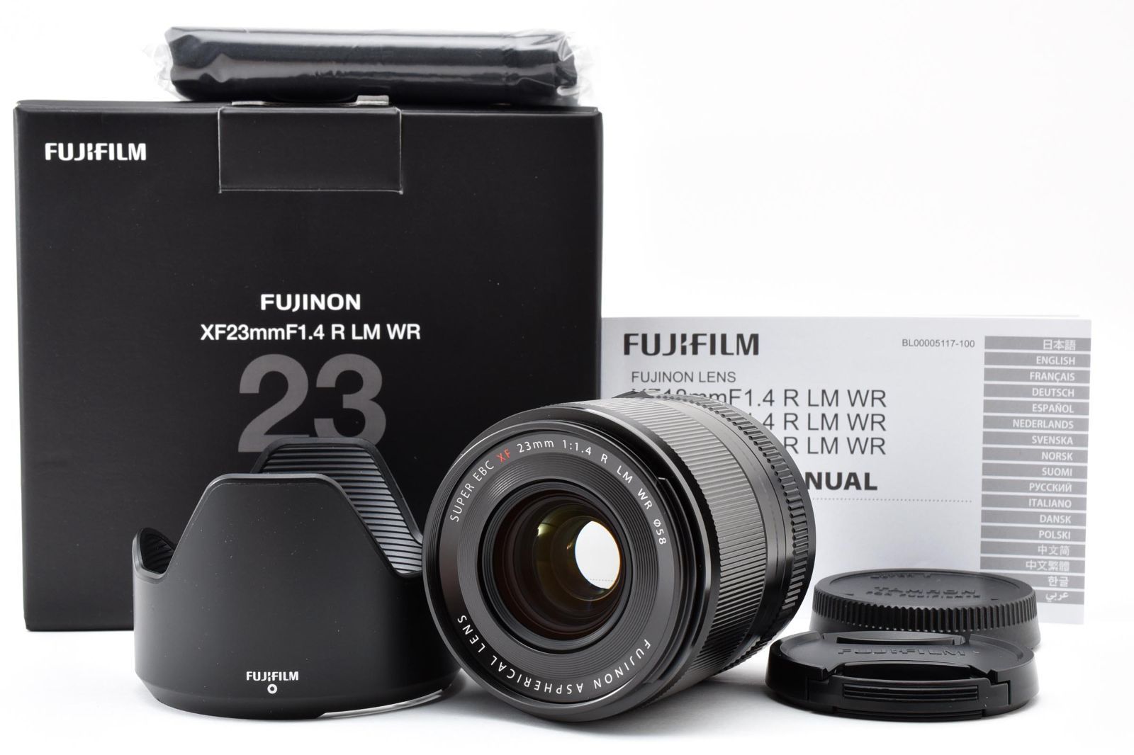 #5314 フジノン FUJIFILM FUJINON XF 23mm 1.4 R LM WR AF Lens X Mount [動作確認済] 上美品