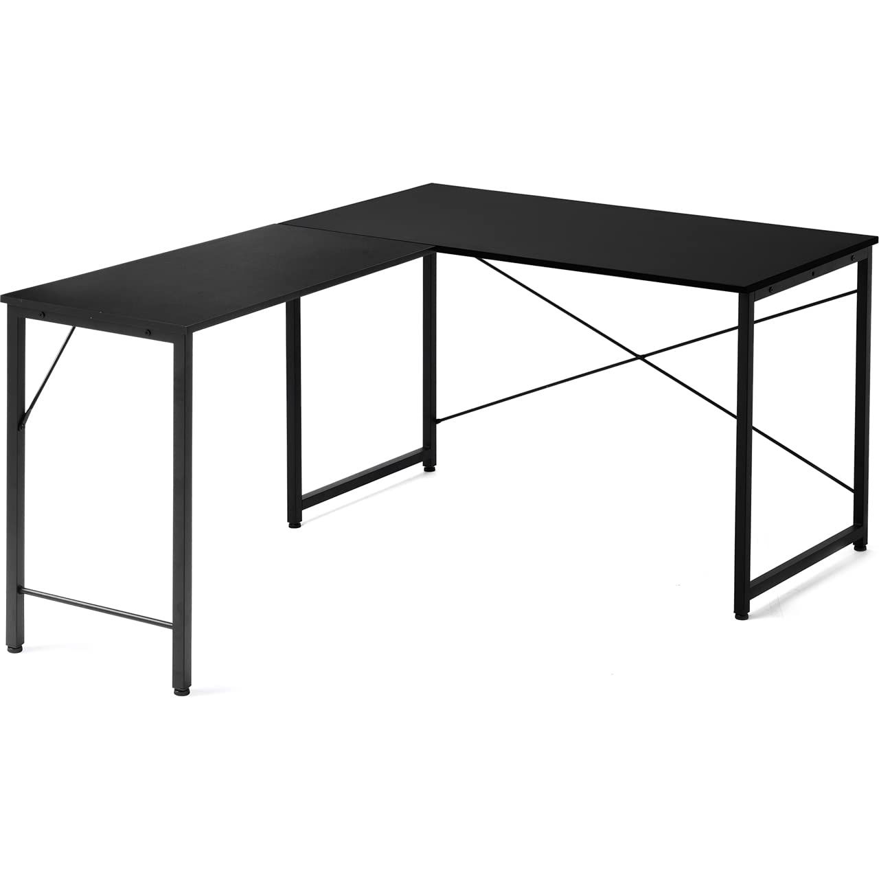 サンワダイレクト L字デスク 幅120×奥行150cm モニターアーム対応 ゲーミングデスク ブラック 102-DESKF00449BK3ｍａ
