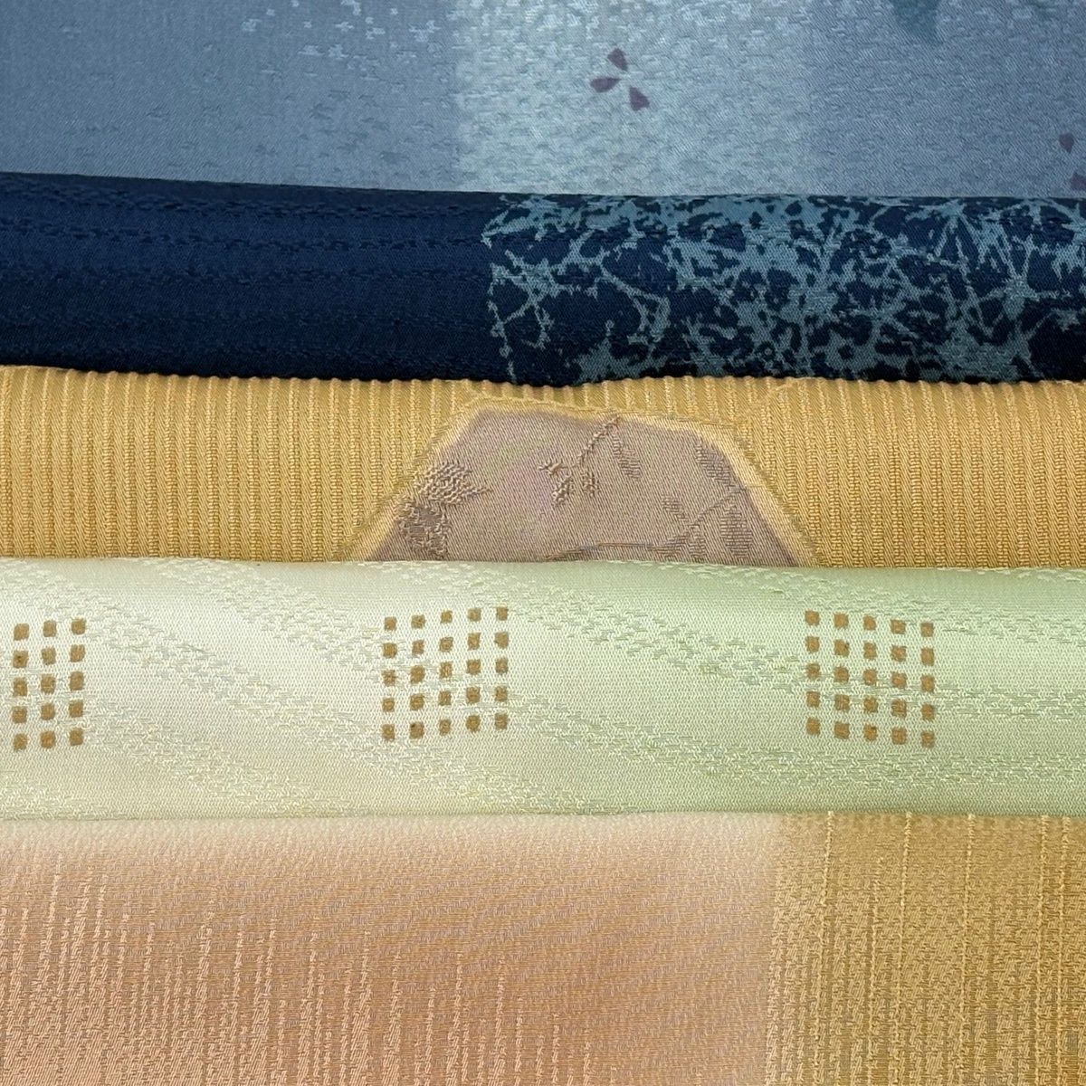 帯揚げ 優品 帯揚げ5枚セット 濃紺 正絹 和装小物 【中古】 7,252円