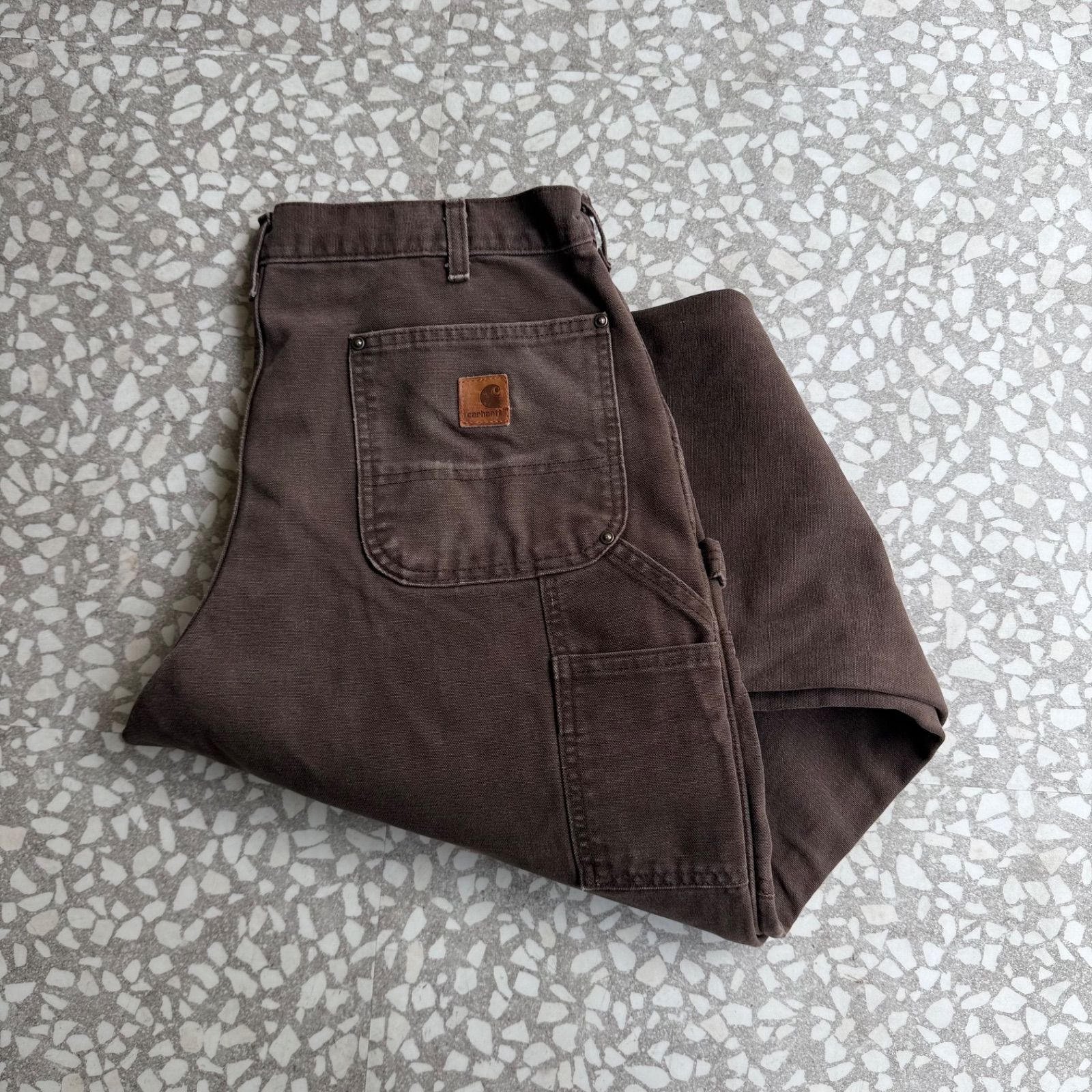 [ Archive アーカイブ Y2K ] Carhartt / 10’s double knee painter size 36×32 カーハート　ダブルニー　ペインターパンツ　ダック　アメカジ　ストリート　ブラウン