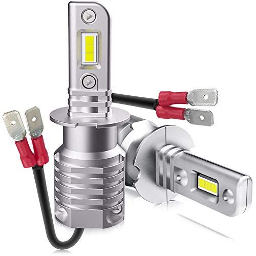 【最強ファンレス 】Feison H3 led ヘッドライト ledフォグランプ 新車検対応 60W 13000LM ホワイト 6500K 12V車対応(ハイブリッド車・EV車対応) 超小型 ホワイト 6500K ファンレス 爆光 LEDバル ec77849f
