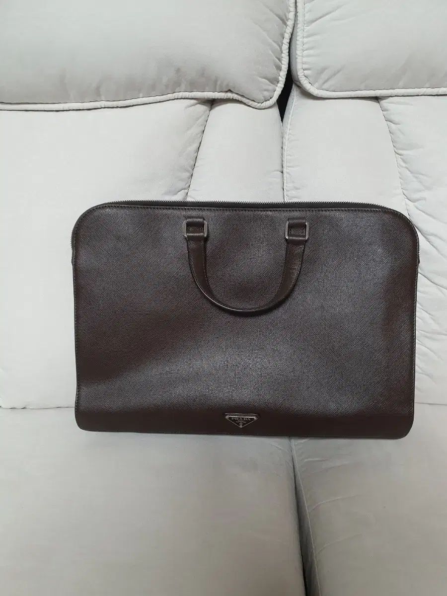 PRADA プラダ サフィアーノ 書類 バッグ ブラウン