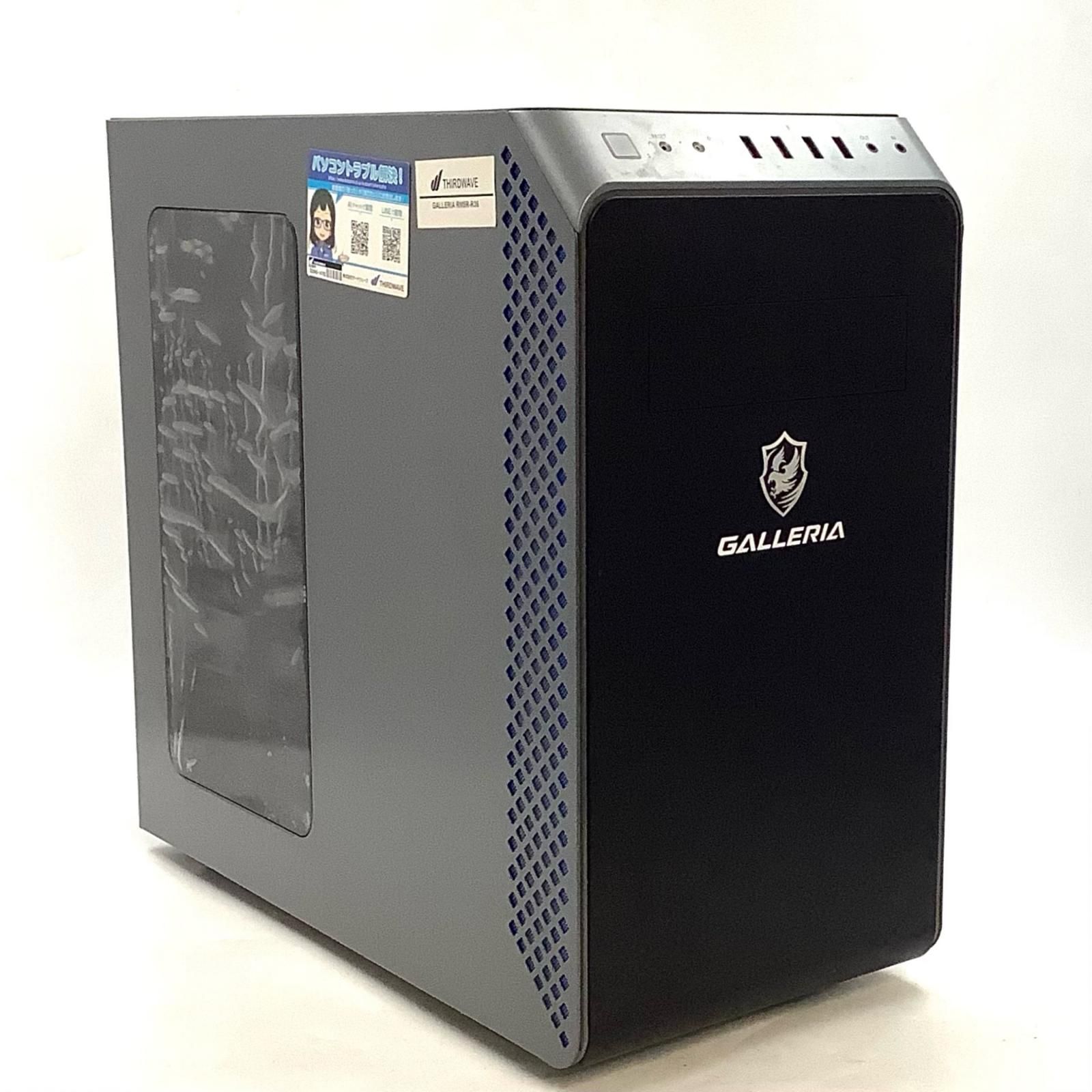 【全額返金保証】【最速発送】GALLERIA ゲーミングデスクトップPC RM65R-R36 Ryzen 5 3600 16GB SSD 1TB RTX 3060 12GB 美品 動作確認済 36,787円