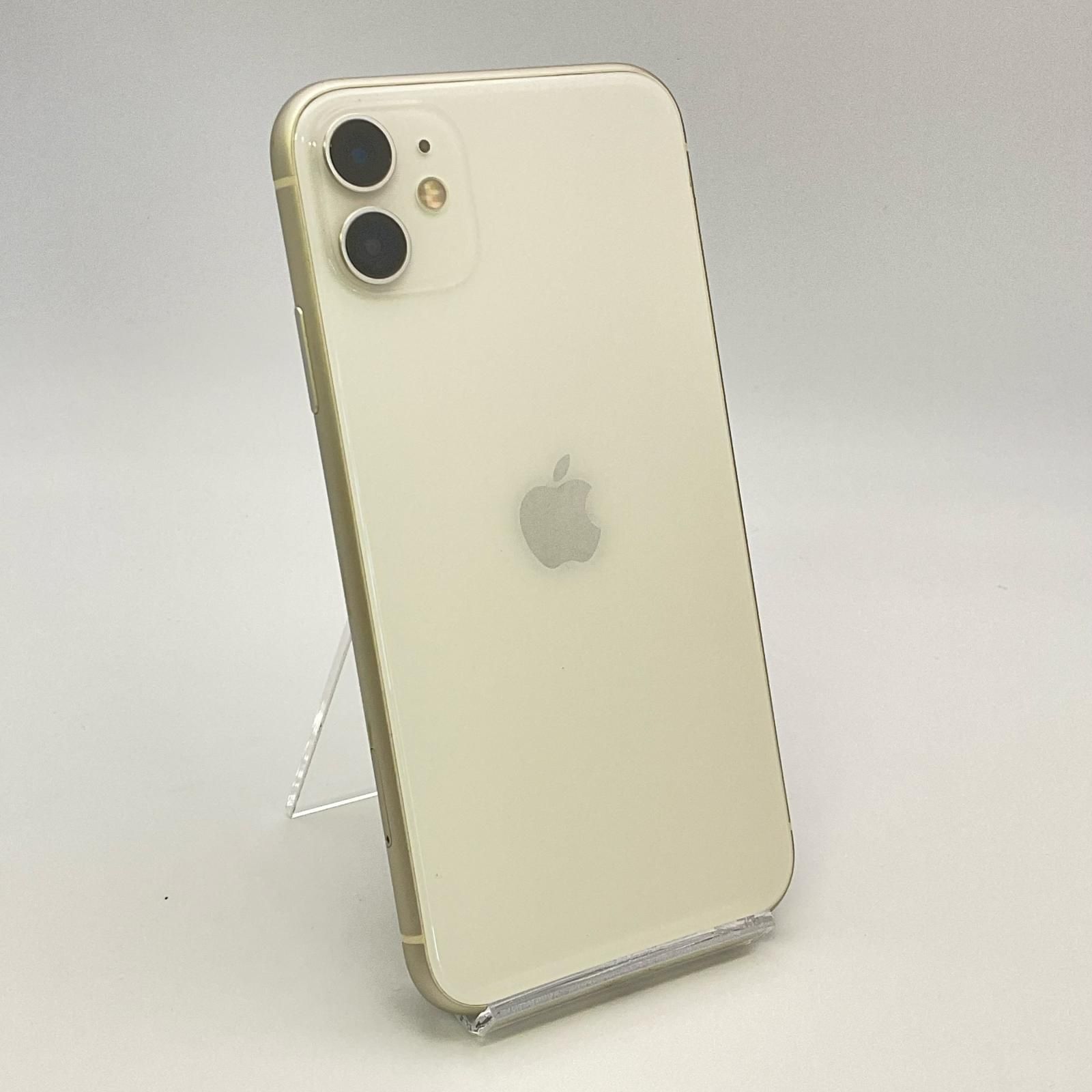 【全額返金保証】【最速発送】 iPhone 11 64GB ホワイト Softbank 白ロム 美品 動作確認済 89% 15,504円