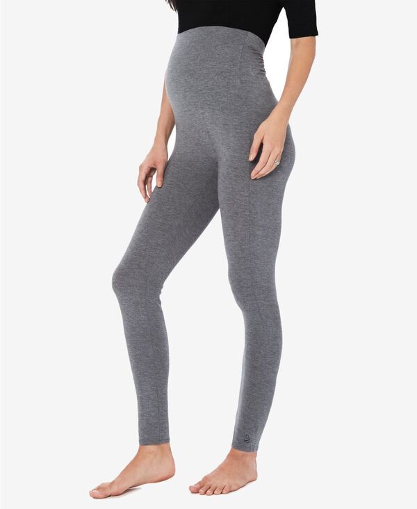 クドルドッズ レディース ボトムス レギンス プチ マタニティ Cuddl Duds Petite Stretch Maternity Leggings Hthrcoal