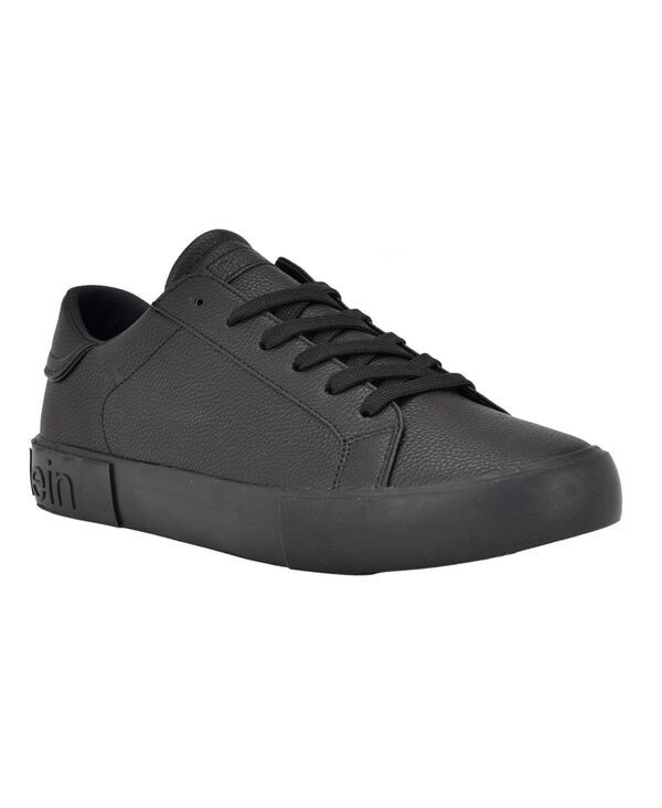 カルバンクライン メンズ シューズ スニーカー レース Calvin Klein Mens Reon Casual Lace Up Sneakers Black ブラック