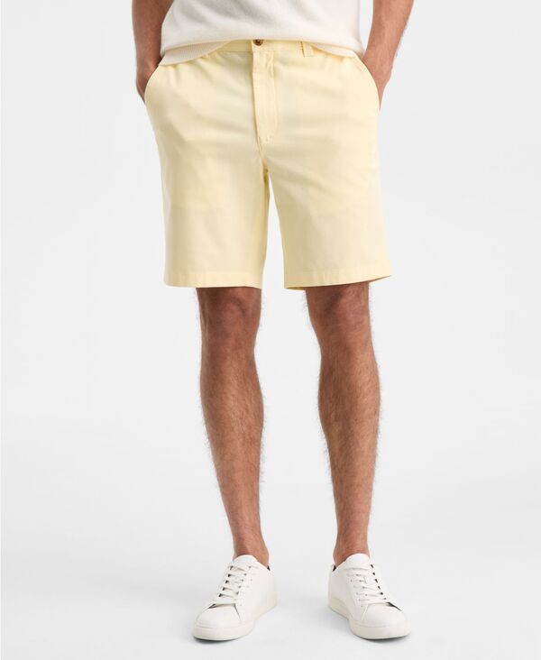 クラブルーム メンズ ボトムス ハーフパンツ・ショーツ ショートパンツ Club Roomens RegularFit 9 4Way Stretch Shorts Lemon Zest 6,190円