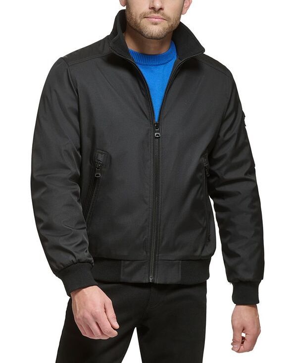 カルバンクライン メンズ アウター ジャケット・ブルゾン ジャケット Calvin Klein Mens Classic ZipFront Ripstop Bomber Jacket Black ブラ 38,220円