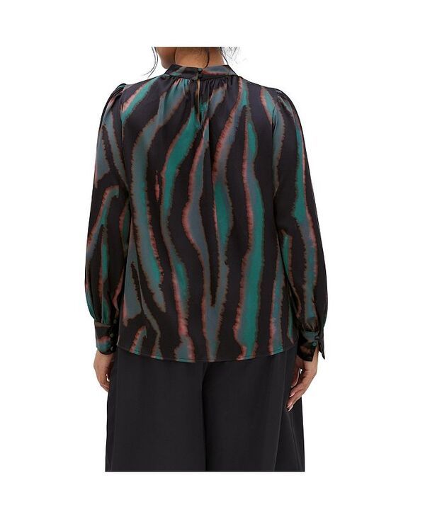 シティーシック レディース トップス シャツ プラスサイズ CITY CHIC Plus Size Untamed Top Teal untamed ティール