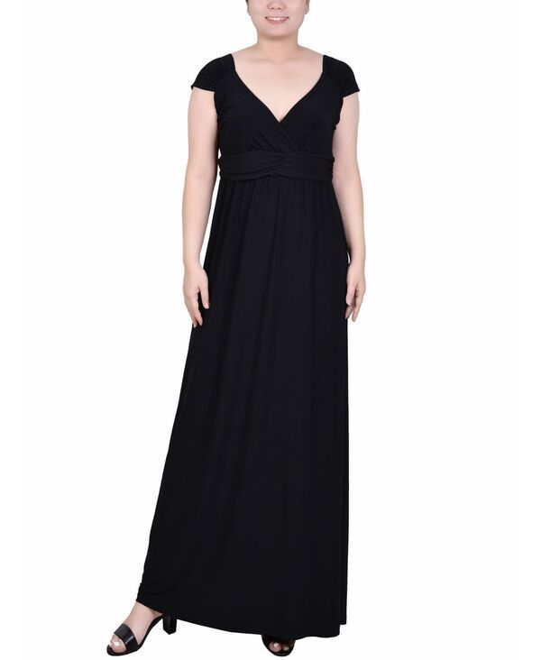 ニューヨークコレクション レディース トップス ワンピース プチ ギャザー エンパイア マキシ NY Collection Petite Ruched EmpireWaist Maxi Dress B 15,185円
