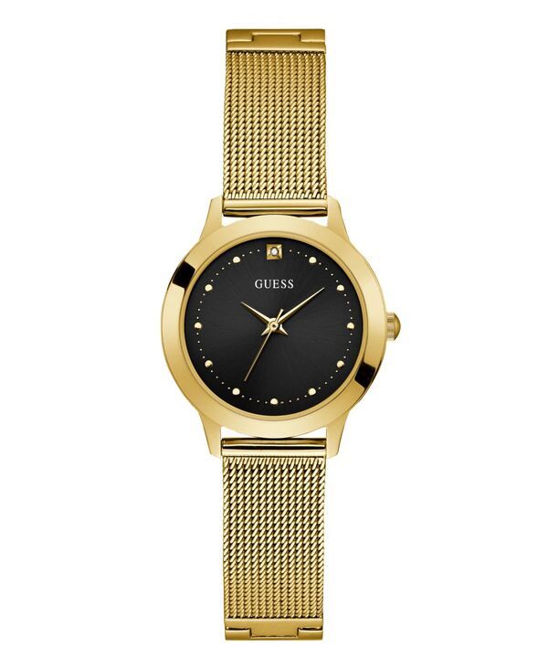 ゲス レディース アクセサリー 腕時計 Tシャツ GUESS Womens Analogold Tone Steel Watch 30mm Gold Tone ゴールド