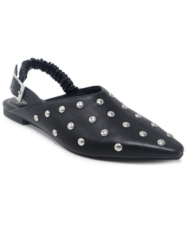 ケネスコール レディース シューズ パンプス Kenneth Cole New York Womens Nicola Slingback Flats Black Leather ブラック