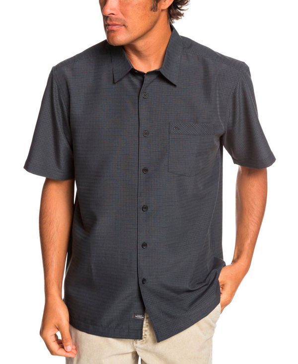 クイックシルバー ウォーター マン メンズ トップス シャツ Quiksilver Waterman Quiksilver Mens Centinela Shirt Black ブラック