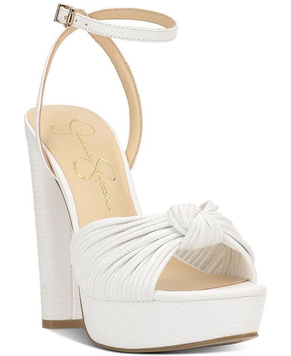 ジェシカシンプソン レディース シューズ サンダル プラットフォーム Jessica Simpson Womens Immie Platform Dress Sandals Bright White 15,606円