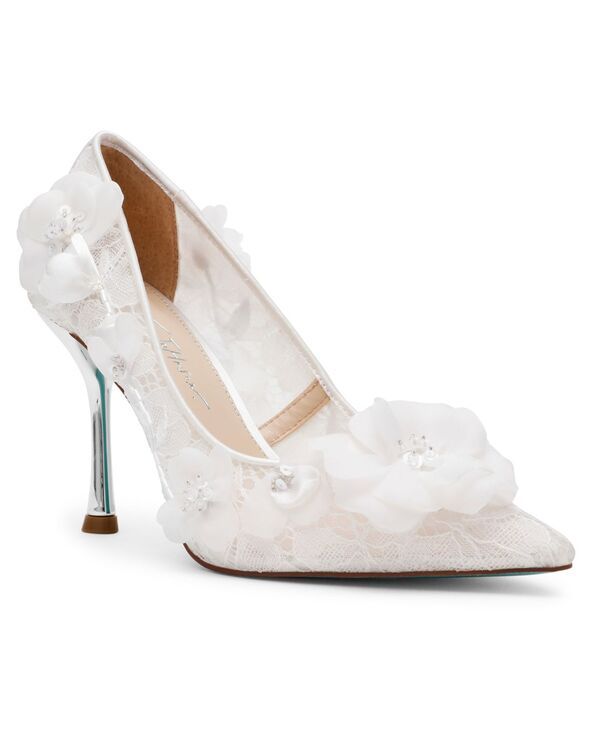 ベッツィジョンソン レディース シューズ パンプス ヒール Betsey Johnson Womens Darcy Stiletto Heel Pumps Ivory アイボリー