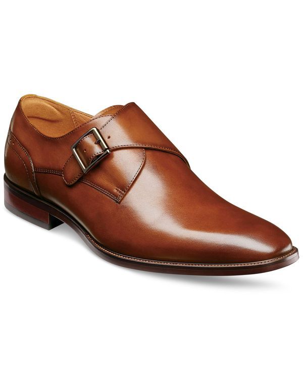 フローシャイム メンズ シューズ ドレスシューズ モンクストラップ モンク ワンピース Florsheim Mens Ravello Monk Strap Dress Shoes Cognac