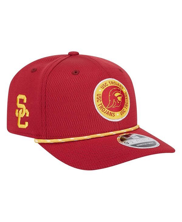 ニューエラ メンズ アクセサリー 帽子 New Era Mens Crimson USC Trojans COOLERA 9SEVENTY Rope StretchSnap Hat Crimson ク 10,636円
