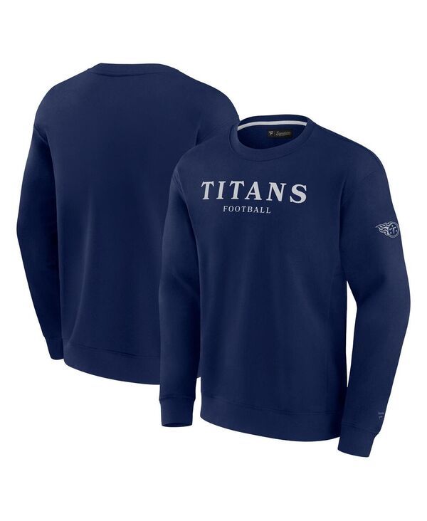 ファナティクス メンズ アウター パーカー・スウェット シャツ フリース Fanatics Mens and Womens Navy Tennessee Titans Elements Unlimit