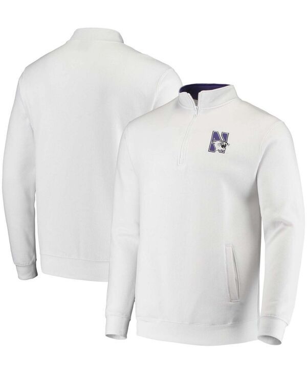 コロシアム メンズ アウター ジャケット・ブルゾン ロゴ ジャケット Colosseum Mens Northwestern Wildcats Tortugas Logo QuarterZip Jac