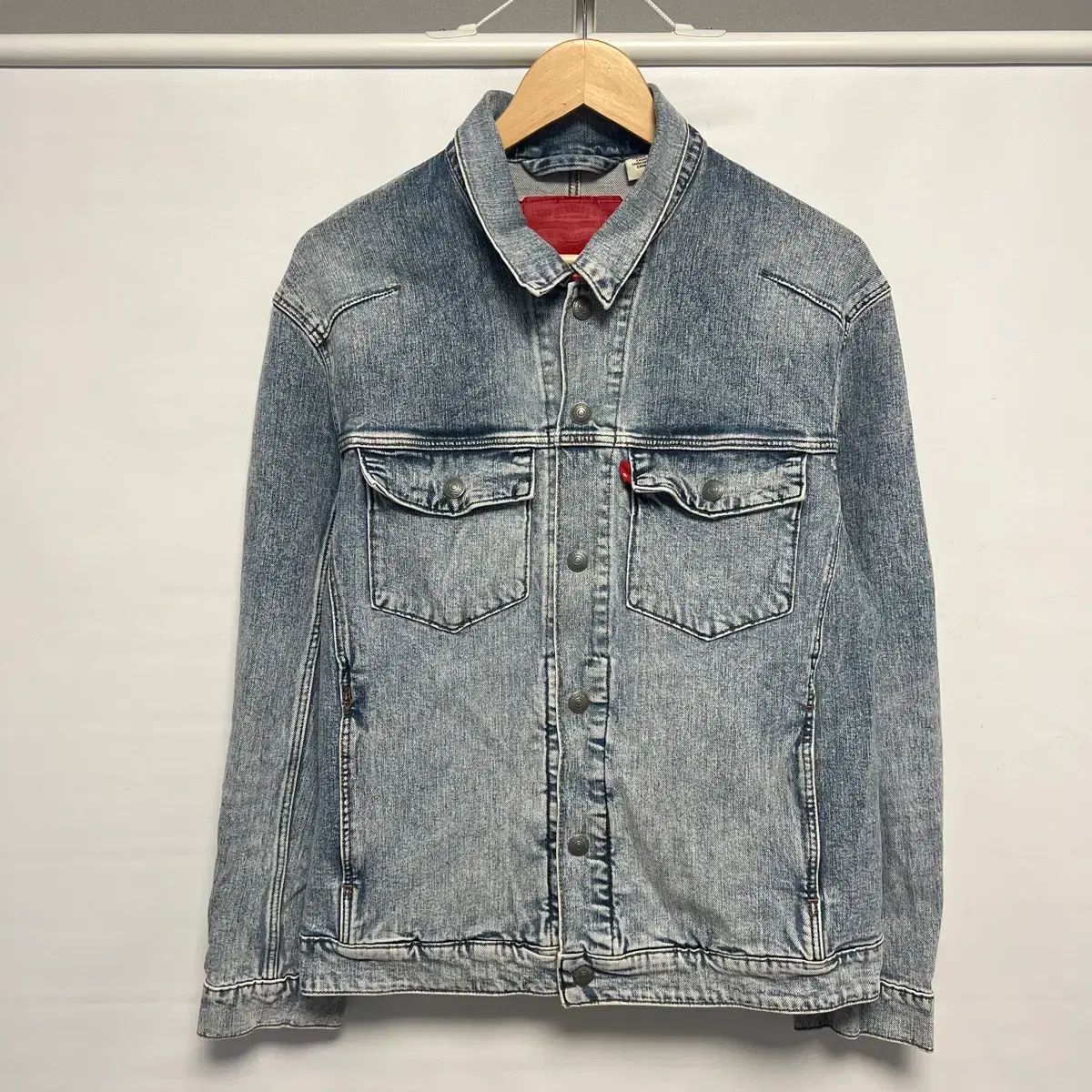 正規品/M リーバイス プレミアム エンジニアード ウォッシュ デニム ジャケット