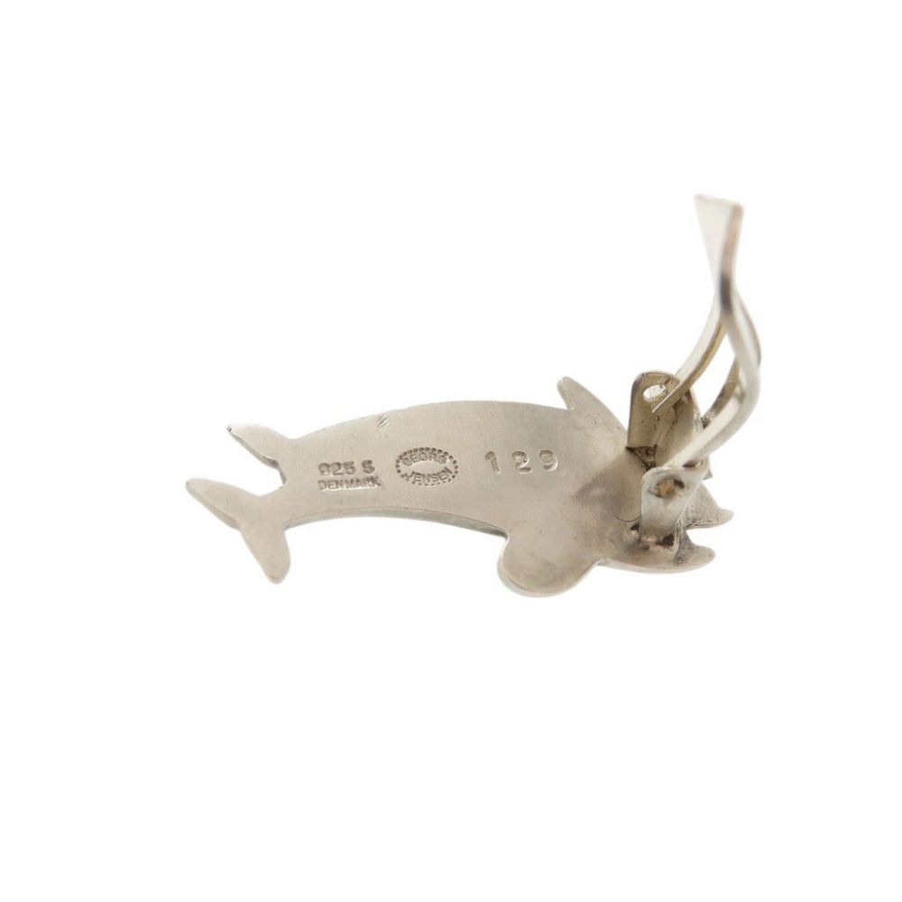 ジョージジェンセン イルカ シルバー925 イヤリング シルバー 0014