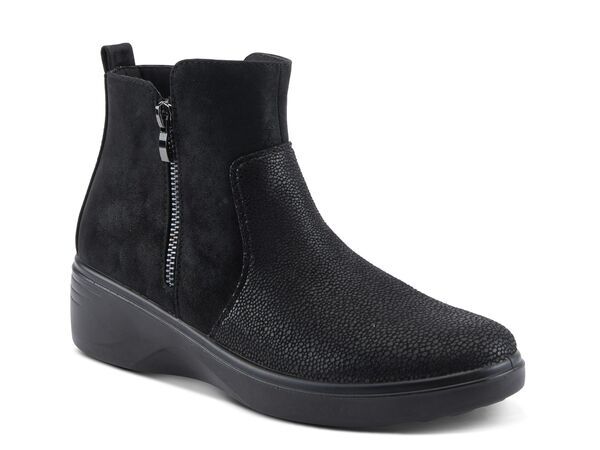 フレクサス レディース シューズ ブーツ・レインブーツ Flexus by Spring Step Yancey Bootie Black ブラック