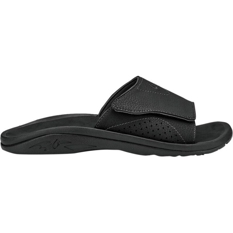 オルカイ メンズ シューズ サンダル Olukai Nalu Slide Sandal Mens BlackBlack ブラック
