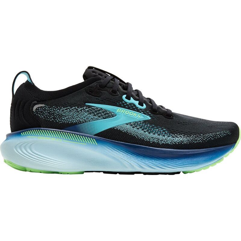 ブルックス メンズ シューズ スニーカー Brooks Adrenaline GTS 25 Running Shoe Mens BlackIpanemaMint ブラック