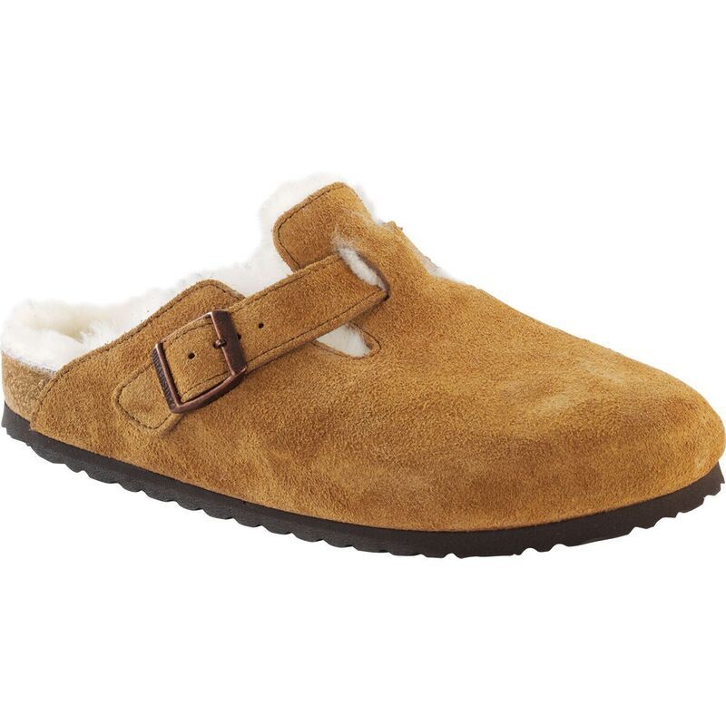 ビルケンシュトック メンズ シューズ スニーカー Birkenstock Boston Shearling Lined Shoe Mens MinkNatural Suede ミンク