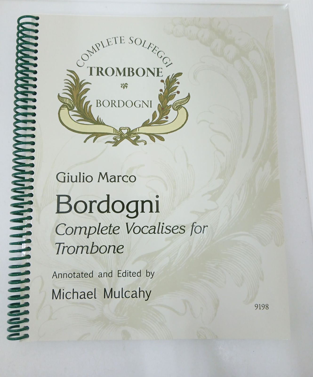 Complete Vocalises for Trombone Giulio Marco Bordogni トロンボーン　楽譜　冊子