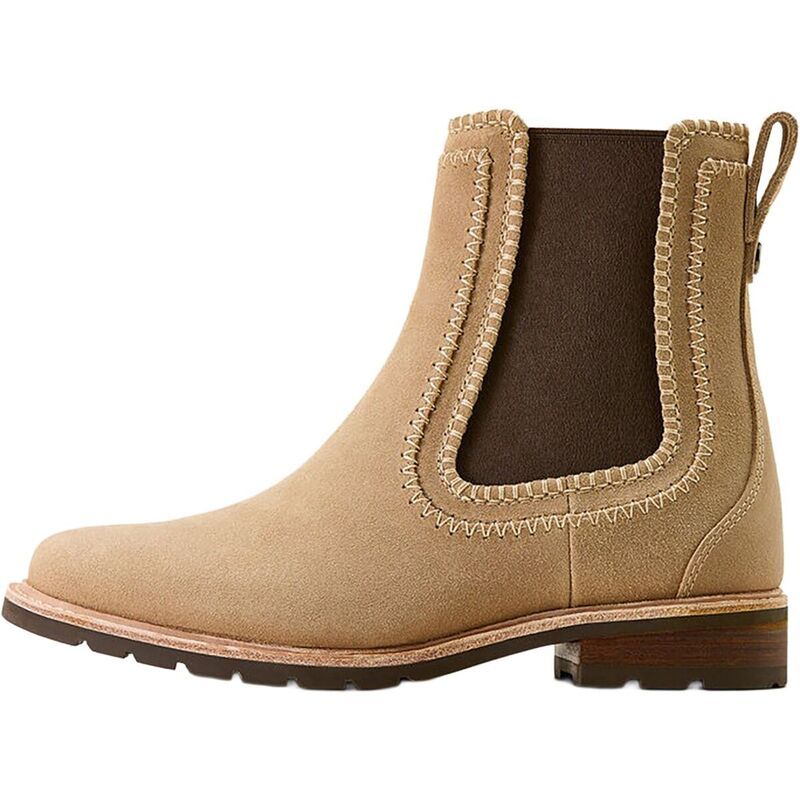 アリアト レディース シューズ ブーツ・レインブーツ チェルシーブーツ チェルシー Ariat Wexford Whipstitchelsea Boot Womens Camel Suede キャメル