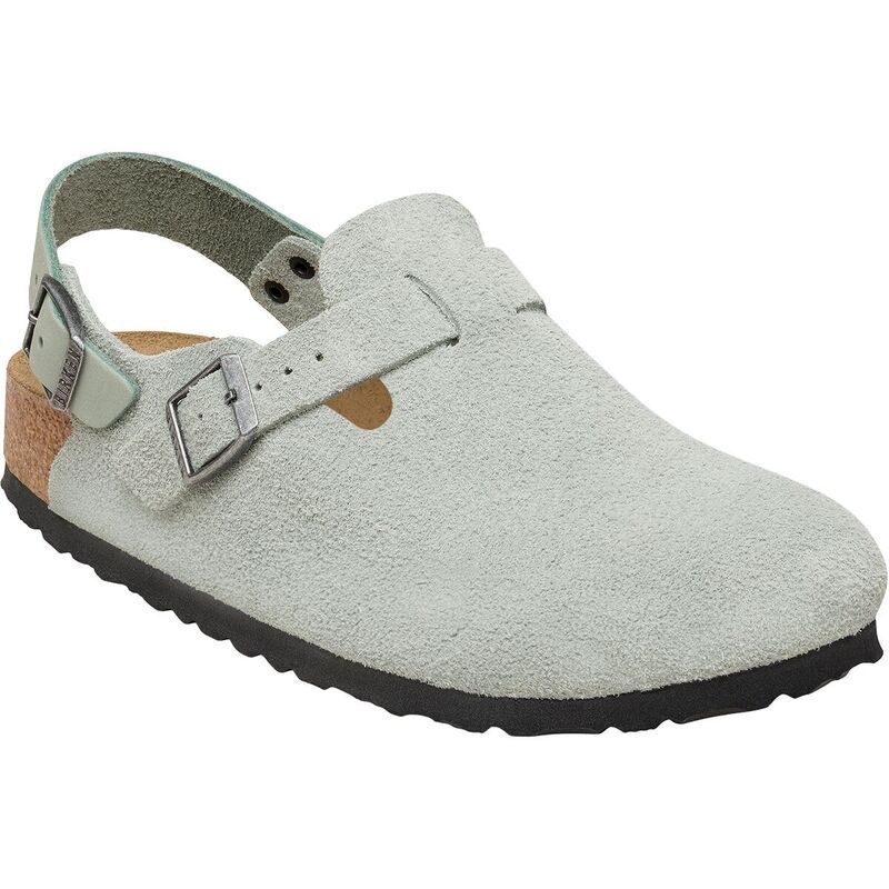 ビルケンシュトック レディース シューズ スニーカー Birkenstock Tokio Narrow Clog Womens Pure Sage Suede セージ